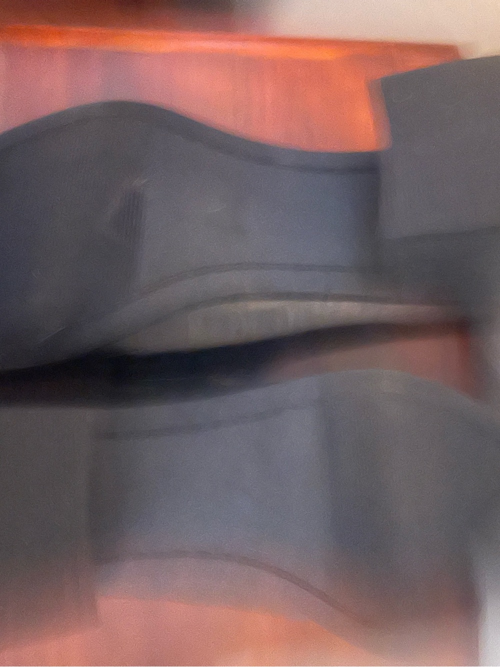 Black Mary Jane Block Heel Pumps with Buckle Strap - Picture 6 of 6